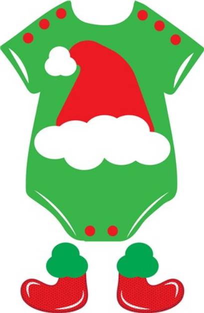 Picture of Santa Baby SVG File