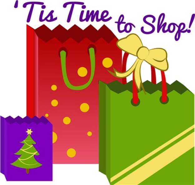 Picture of Time To Shop SVG File