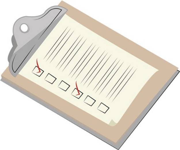 Picture of Clip Board SVG File