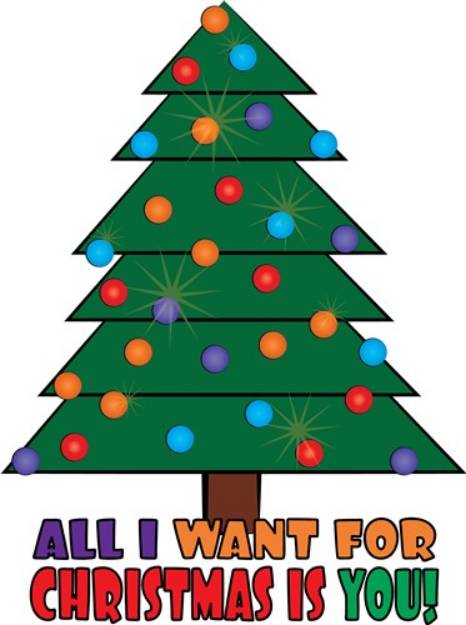Picture of Want For Christmas SVG File
