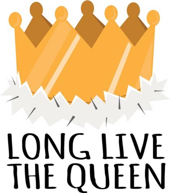 Picture of The Queen SVG File
