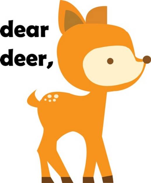 Picture of Dear Deer SVG File
