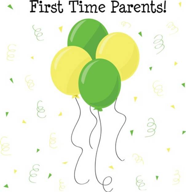 Picture of First Time Parents SVG File