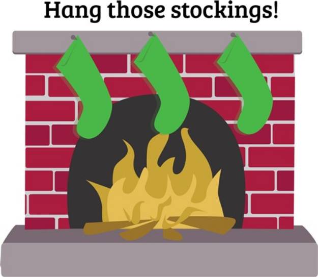 Picture of Hang Stockings SVG File
