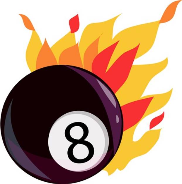 Picture of Eight Ball SVG File