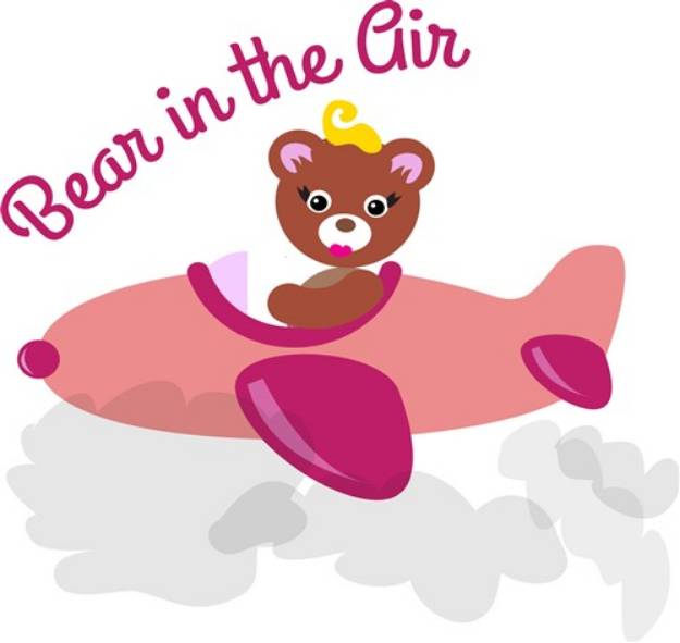 Picture of Bear In The Air SVG File