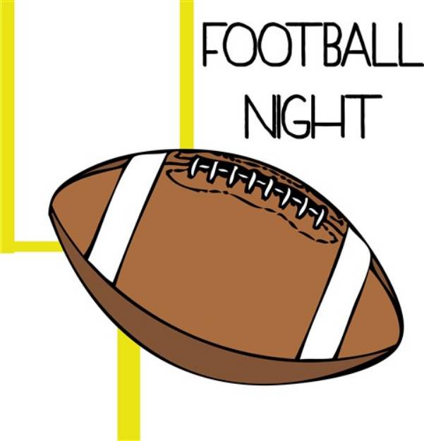 Picture of Football Night SVG File