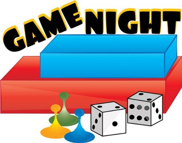 Picture of Game Night SVG File