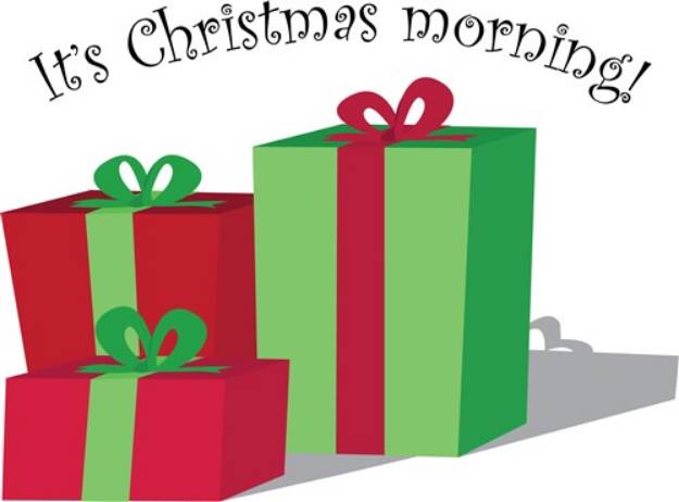 Picture of Christmas Morning SVG File