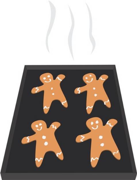 Picture of Gingerbread Cookies SVG File