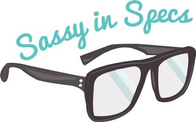 Picture of Sassy In Specs SVG File