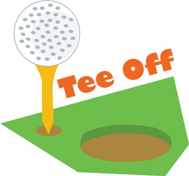 Picture of Tee Off SVG File