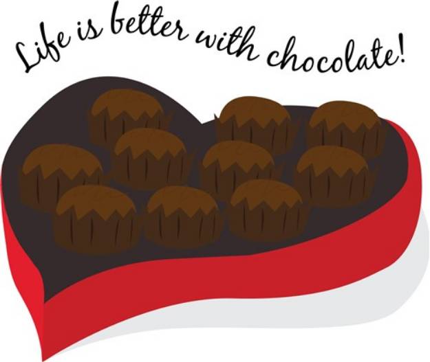 Picture of With Chocolates SVG File
