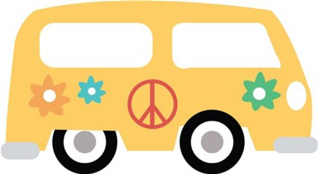 Picture of Hippy Bus SVG File