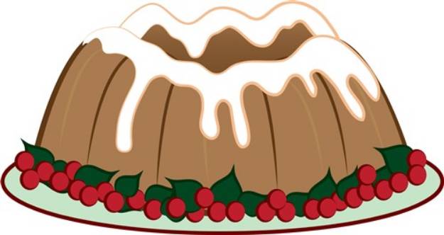 Picture of Bundt Cake SVG File