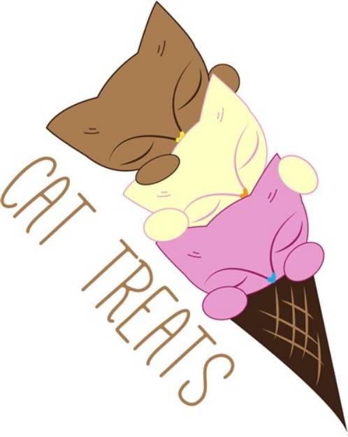 Picture of Cat Treats SVG File