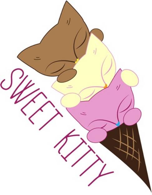 Picture of Sweet Kitty SVG File