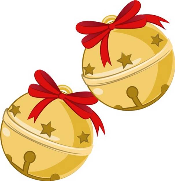 Picture of Holiday Bells SVG File