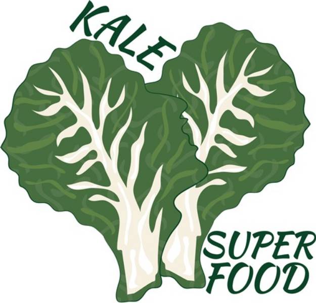 Picture of Kale Super Food SVG File