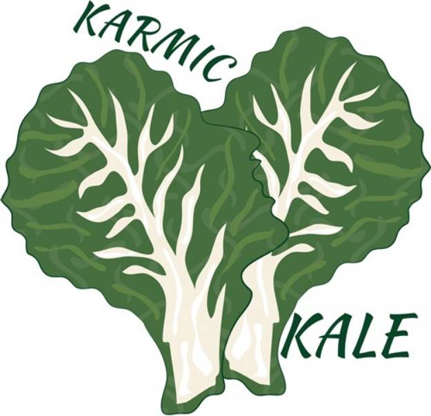 Picture of Karmic Kale SVG File