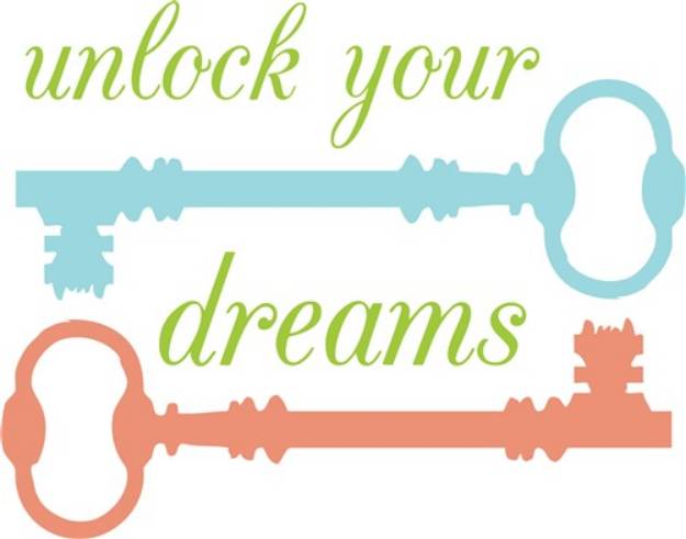 Picture of Unlock Dreams SVG File