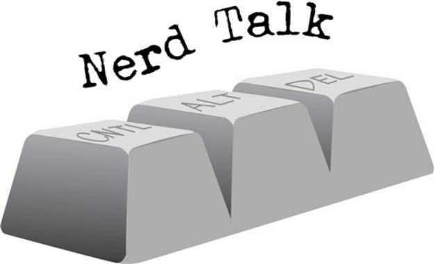 Picture of Nerd Talk SVG File