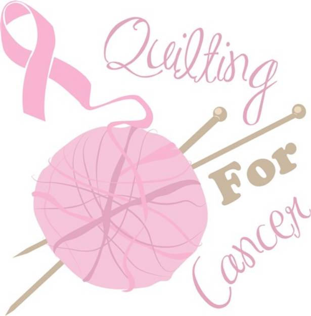 Picture of Quilting For Cancer SVG File