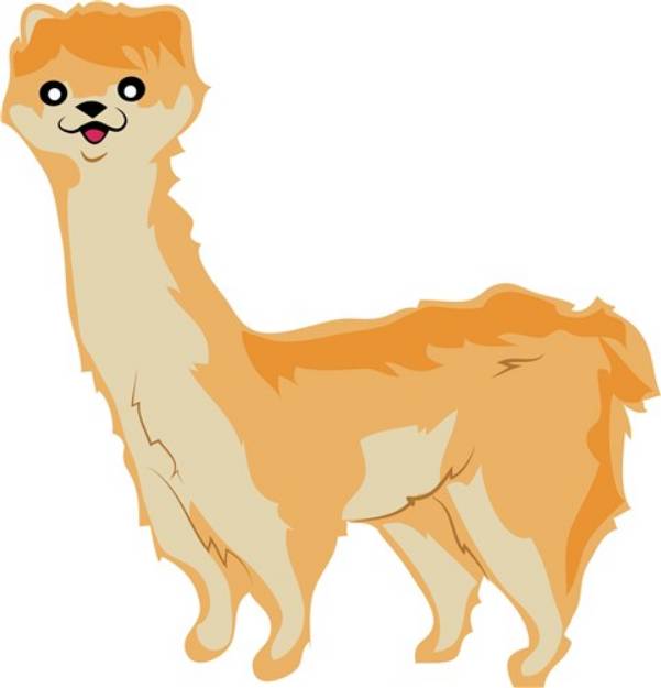 Picture of Llama SVG File