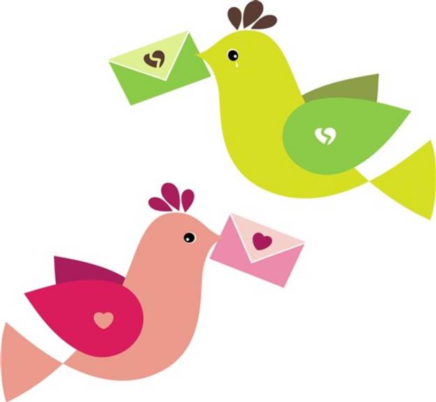 Picture of Mail Birds SVG File