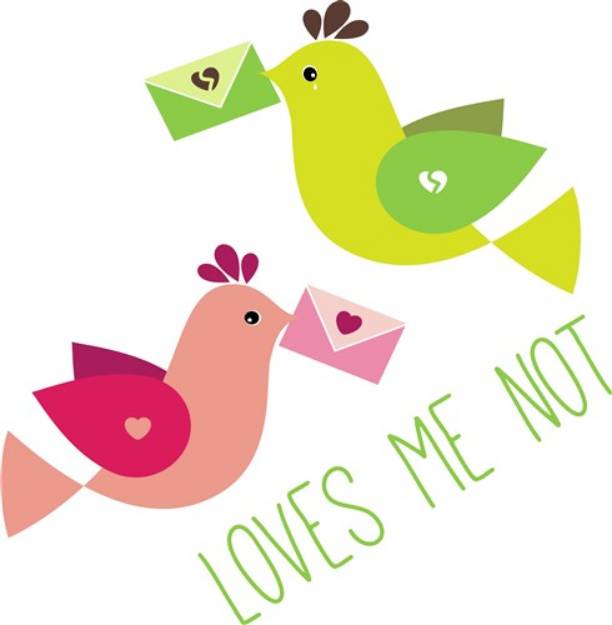 Picture of Loves Me Not SVG File