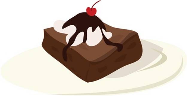 Picture of Brownie Dessert SVG File