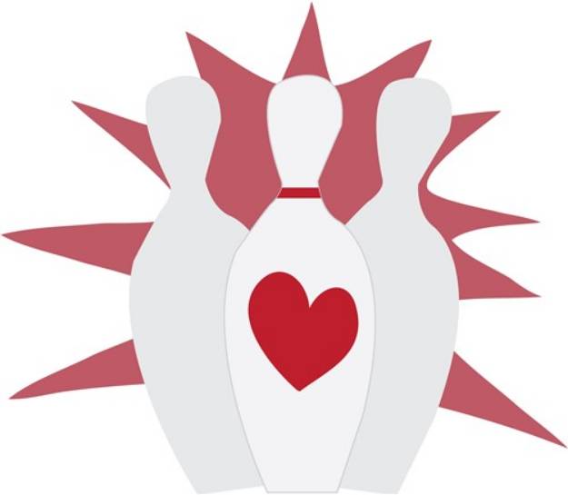 Picture of Bowling Pins SVG File