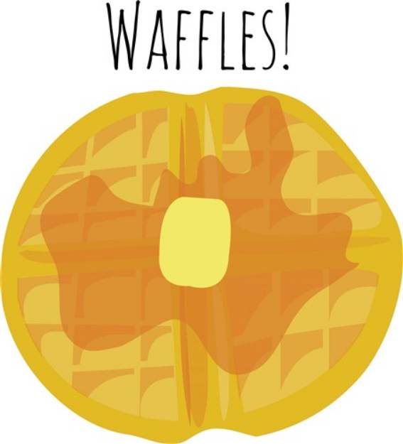 Picture of Waffles! SVG File