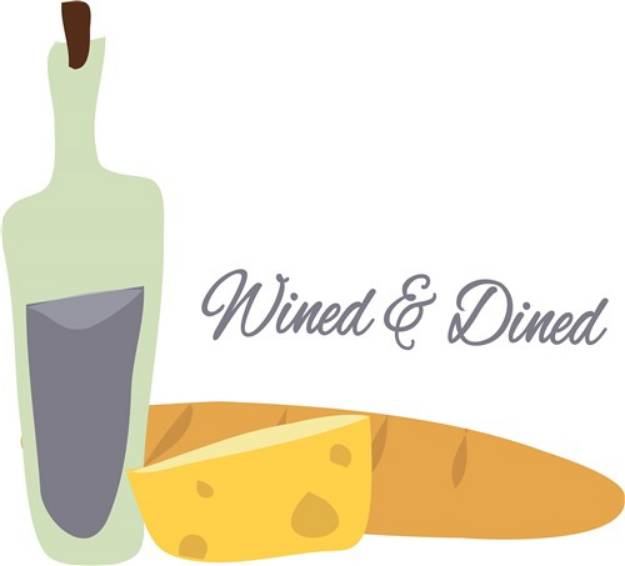 Picture of Wined & Dined SVG File
