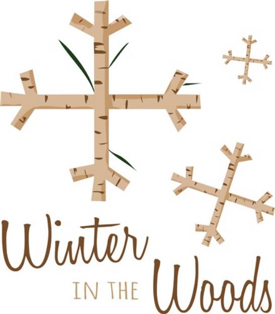 Picture of Winter Woods SVG File