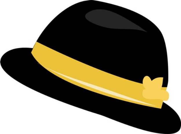 Picture of Bowler Hat SVG File