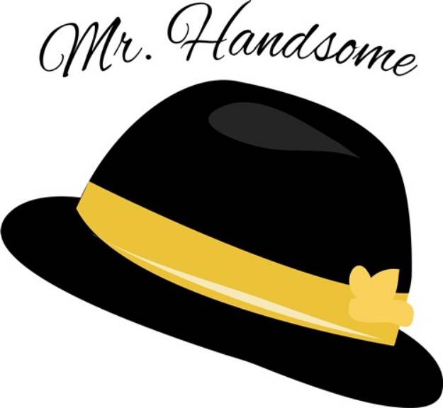 Picture of Mr. Handsome SVG File
