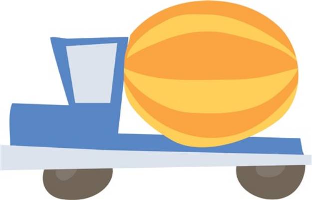 Picture of Cement Truck SVG File