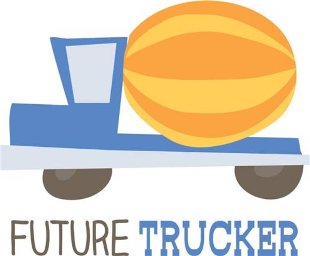 Picture of Future Trucker SVG File