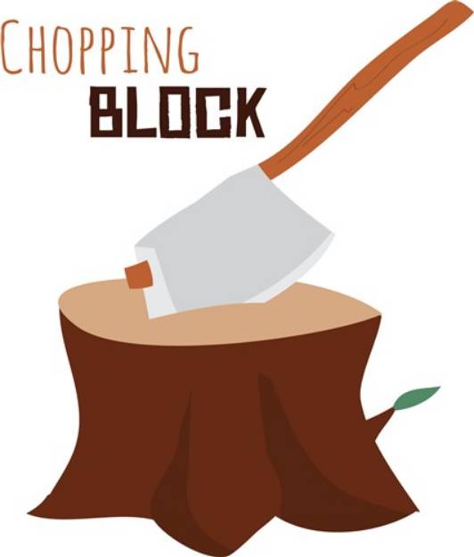 Picture of Chopping Block SVG File