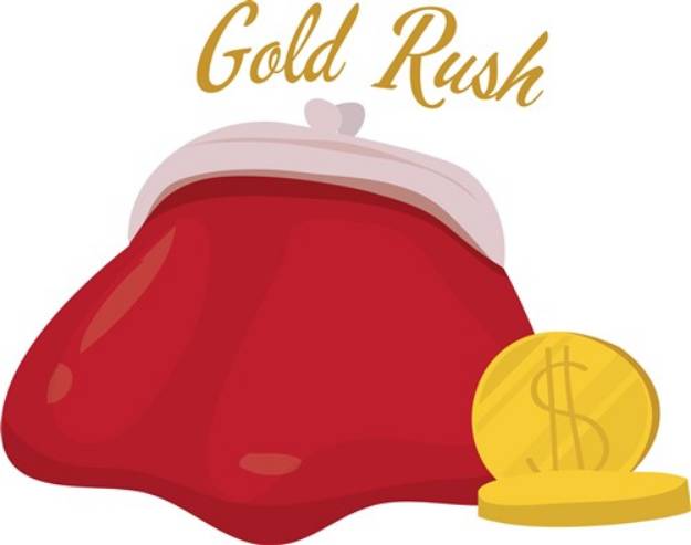 Picture of Gold Rush SVG File