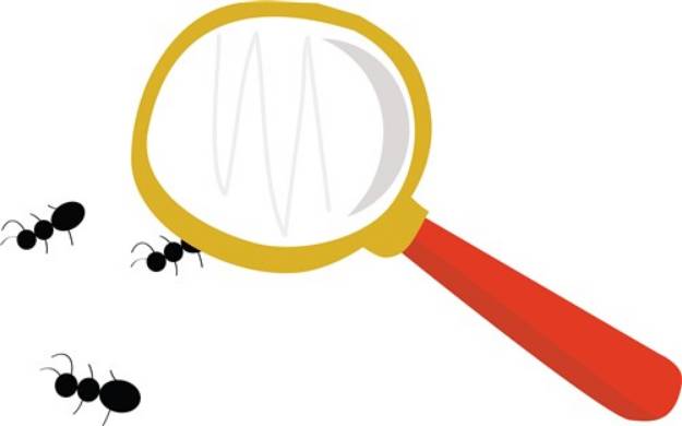 Picture of Magnifying Ants SVG File