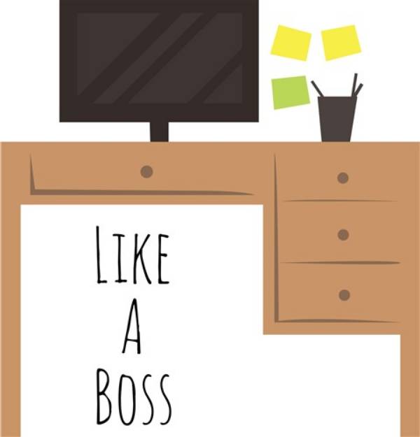 Picture of Like A Boss SVG File