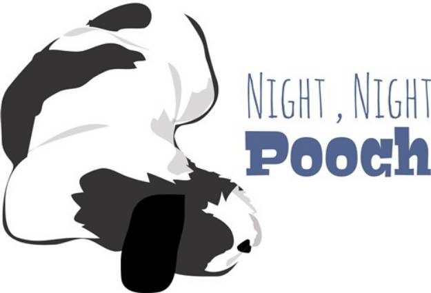 Picture of Night Night Pooch SVG File