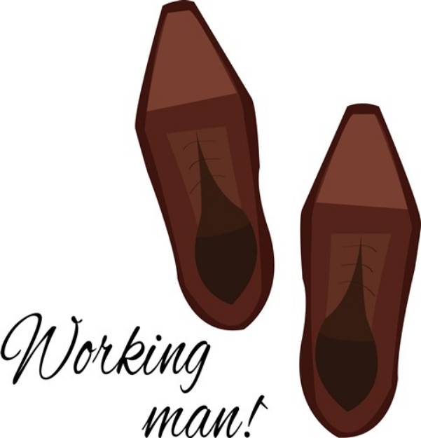 Picture of Working Man SVG File