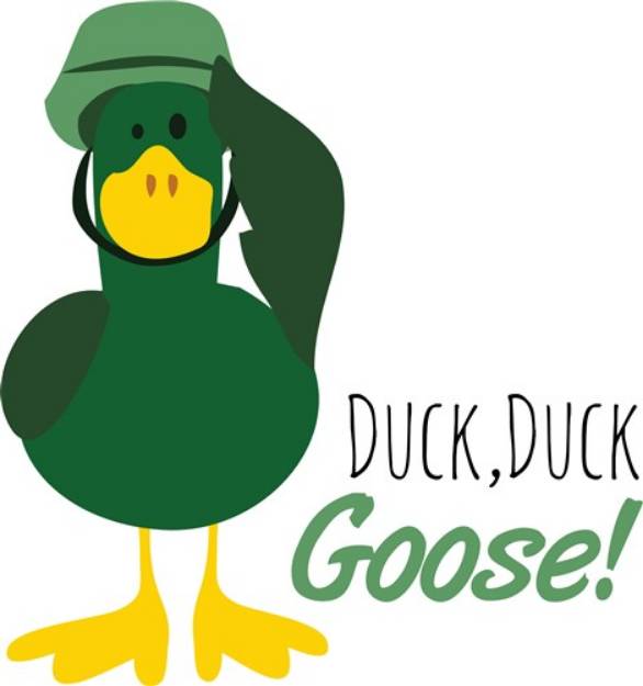Picture of Duck Duck Goose SVG File