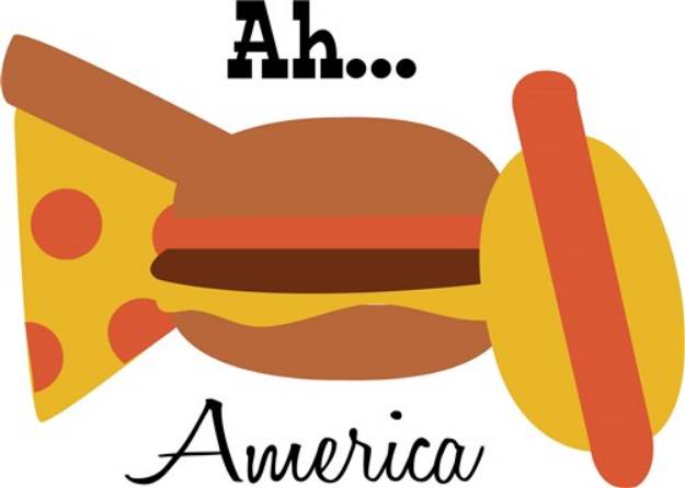 Picture of Ah...America SVG File