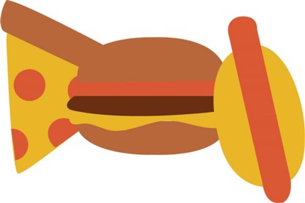 Picture of American Fast Food SVG File