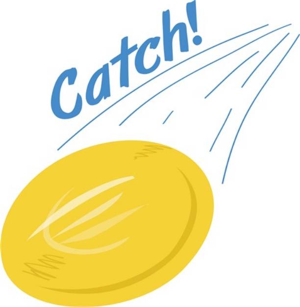 Picture of Catch Frisbee SVG File