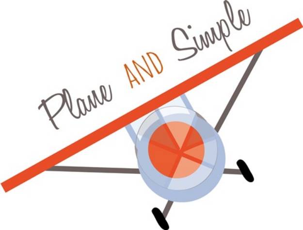 Picture of Plane and Simple SVG File